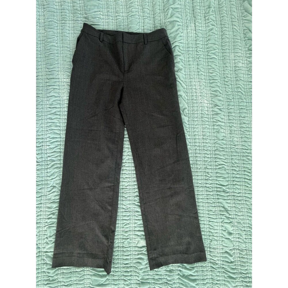 Ralph Lauren Women's Charcoal Straight Leg Dress Pants-10